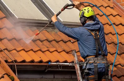 Démoussage et hydrofuge de toiture à Buellas